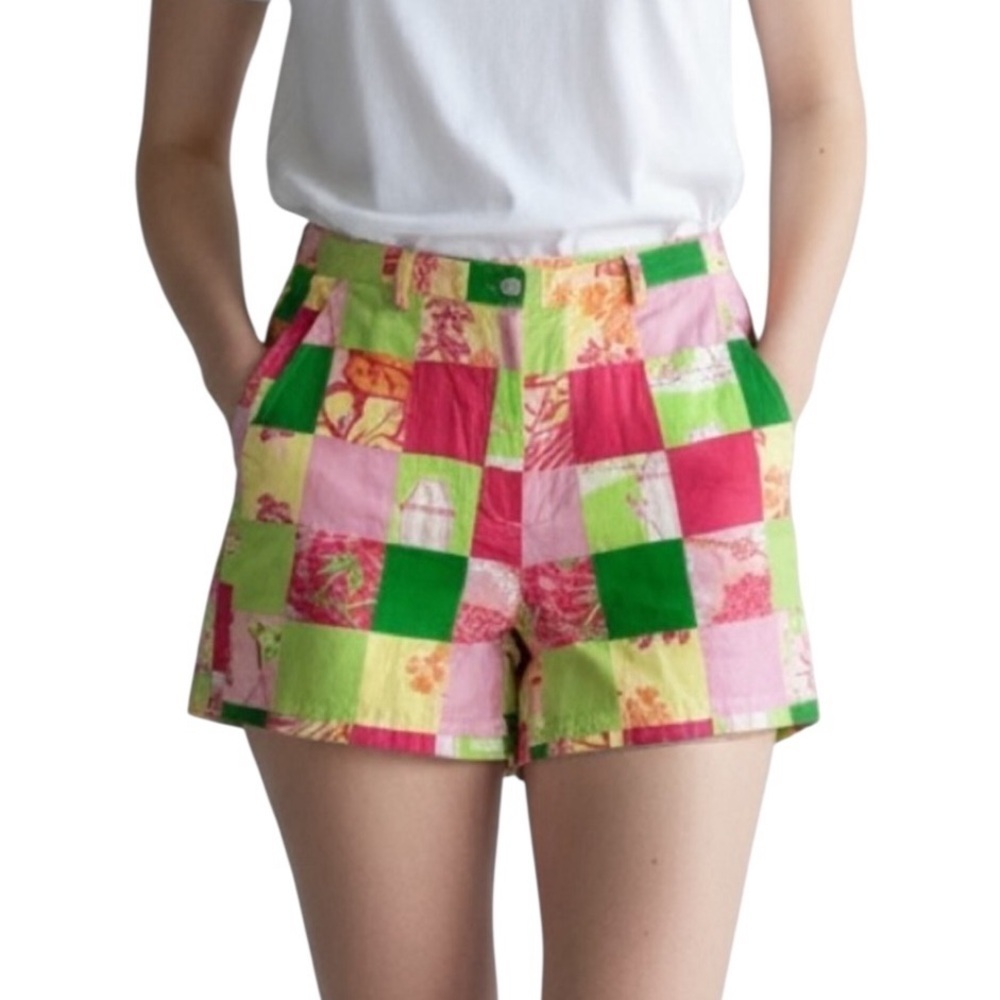 Lilly Pulitzer Colorful Patchwork Shorts